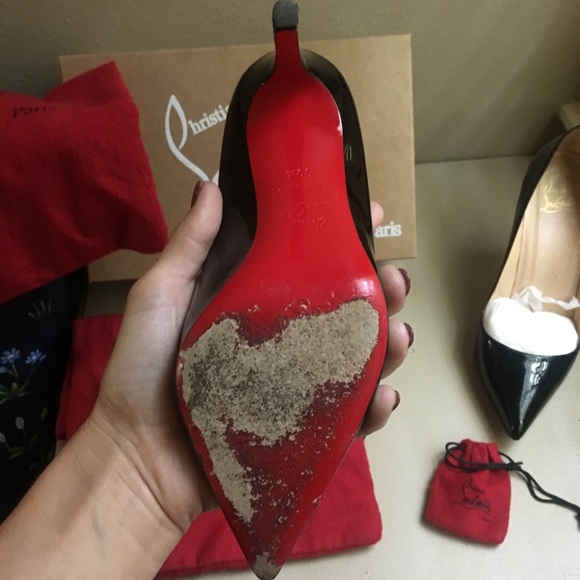 Christian Louboutin pigalle 100 patent shoes - Picture 2 of 6